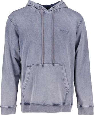 Dondup Stijlvolle Hoodie - Heren - Hoodies - Grijs - S - Katoen - Hoodies & sweatvesten