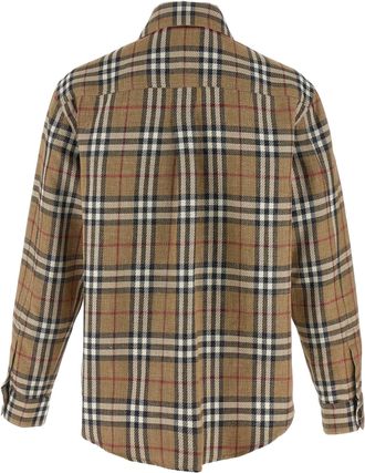 Burberry Mens Brown Cotton Blouse