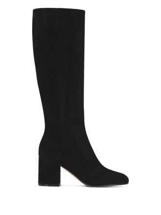 Gianvito Rossi Joelle suede knee-high boots - Black