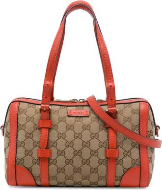 Gucci Pre-owned Gucci Small GG Canvas Belted Boston Bag Ladies 35P3SL8L88ISG3B0