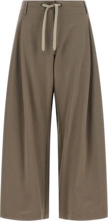 Brunello Cucinelli Brown Comfort Drawstring Pants