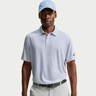 Nike Mens Velocity Dri-FIT Printed Golf Polo in Grey | IO1181-012