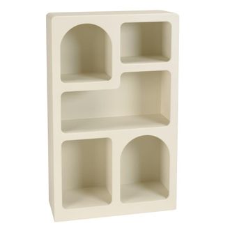 Macabane Estanter&iacute;a de 5 compartimentos de 60 x 24 cm en madera pintada