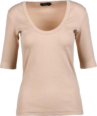 Fabiana Filippi Pink Cotton T-Shirt