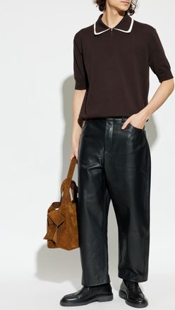 Jil Sander Cotton Polo, Mens, Brown