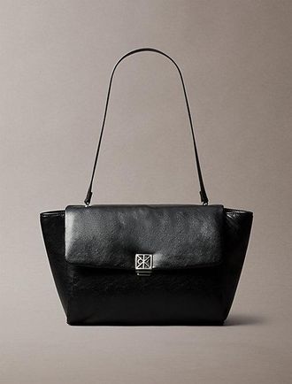 Calvin Klein Bolso Tipo Cartera Para Port&aacute;til Con Emblema Acolchado Y Herrajes Met&aacute;licos