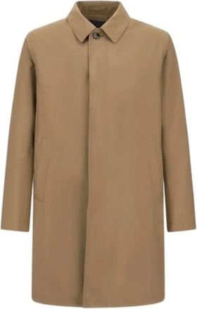 Herno Enkelrijige jas - Heren - Mantel - Beige - L - Jassen