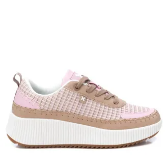 Xti Womens Technical Modern Sneakers In Nude