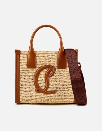 Christian Louboutin Womens Christian Louboutin By My Side Mini Tote Bag in Natural/Cuoio - Brown