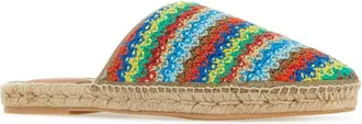 Alanui Mens Multicolor Crochet Over The Rainbow Espadrilles Espadrillas