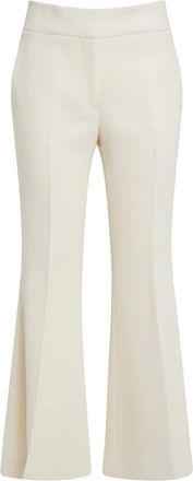 Gabriela Hearst Pantaloni svasati in lana - Bianco