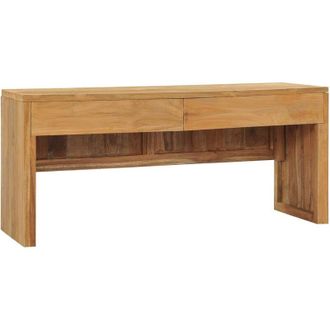 vidaXL Mueble Para Tv De Madera Maciza De Teca 100x35x45 Cm Vidaxl