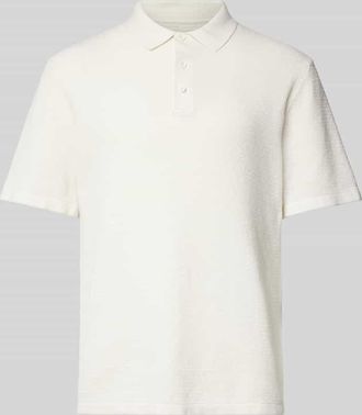Jack & Jones Jack & Jones Regular Fit Poloshirt aus Baumwoll-Mix Modell GEORGE in Weiss, Gr&ouml;&szlig;e M