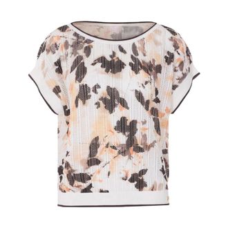 Liu Jo Round-neck Knitwear, female, Multicolor, Size: XS Round-neck Knitwear