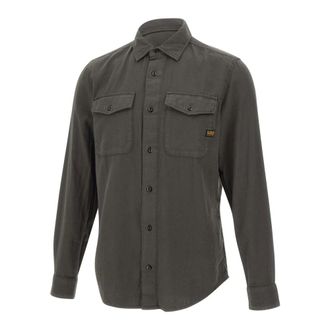 G-Star Casual Shirts, male, Green, M, Marine Slim Shirt