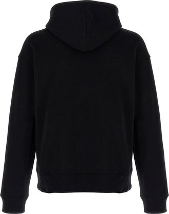 Moschino Logo-Print Hoodie - Black
