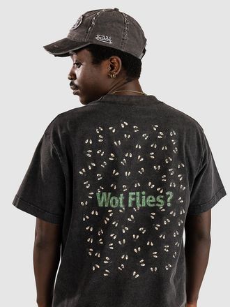 Pass Port Wot Flies T-Shirt schwarz