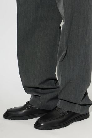 Tod's Leather Loafers Loafers, Mens, Black
