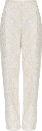 Iro Dianne Broek - Dames - Wijde Broeken - Beige - XS - Katoen - Broeken