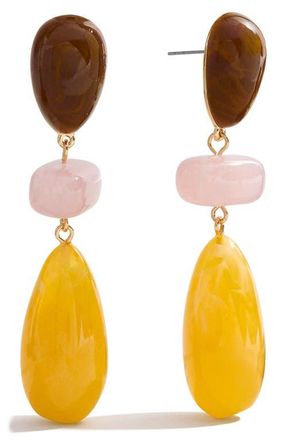 BaubleBar Phoebe Drop Earrings in Yellow Multi at Nordstrom