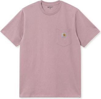 Carhartt Work in Progress S/S Pocket T-Shirt - Heren - T-shirts - Roze - XL - Katoen - Tops