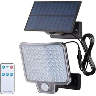 OEM Gd201, Luces Solares De Seguridad Para Exteriores Con Detector De Movimiento, 3 Modos Y Control Remoto, Resistentes Al Agua Ip65, Ideales Para Jard&iacute;n,