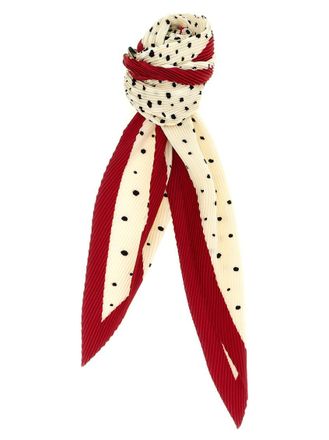 Valentino Garavani Off-White Little Star Starry Pleated Scarves