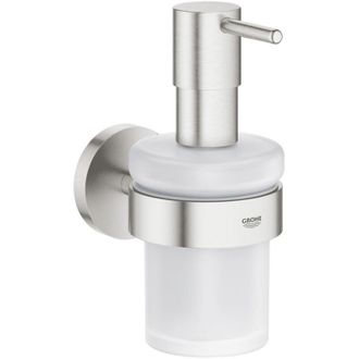 GROHE Essentials Dispensador De Jab&oacute;n Con Soporte, Supersteel (40448dc1)