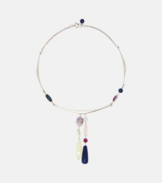 Isabel Marant Mahi embellished pendant necklace