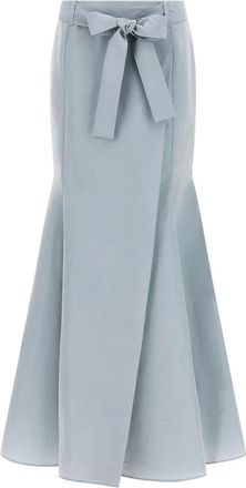 Pinko Pinko, Rokken, Dames, Blauw, L, Lange Rok