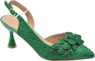 Generic Shoes And Bag Set For Women Wedding Pointed Toe Pumps High Heel Rhinestones Party Shoe And Bag Set