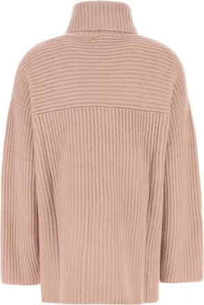 Le Kasha Womens Lisbon Sweater Pink Organic Cashmere