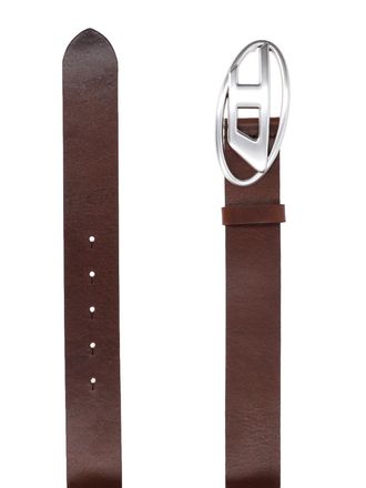 Diesel Mens Belts Brown Leather