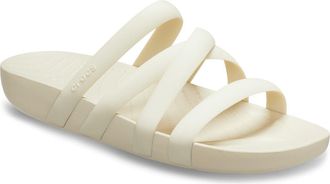 Crocs Splash Strappy Slide Sandal in Bone at Nordstrom Rack, Size 10