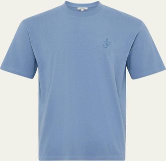 J.W.Anderson Mens Embroidered Anchor T-Shirt