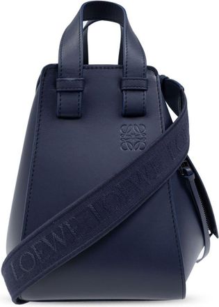 Loewe compact Hammock leather tote bag - women - Calf Leather - OS - Blue