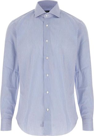 Barba Camicia a righe - 02|Blu