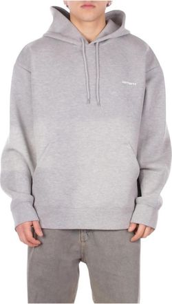 Carhartt Work in Progress Hooded Alda Sweat - Heren - Hoodies - Grijs - M - Katoen - Hoodies & sweatvesten