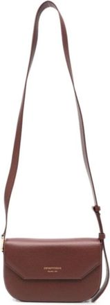 Emporio Armani Tassen, unisex, Bruin, ONE Size, Foldover Crossbody Tas
