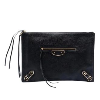 Balenciaga Pre-owned Clutches, female, Black, Size: ONE SIZE Pre-owned Vintage Clutch