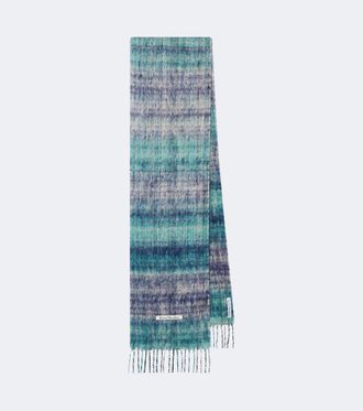 Acne Studios Fringed mohair and wool-blend scarf