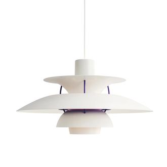 Louis Poulsen PH 5 Pendelleuchte, weiss classic