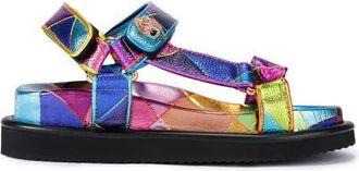 Kurt Geiger Orson Slingback Sandal in Rainbow Metallic at Nordstrom, Size 7.5Us