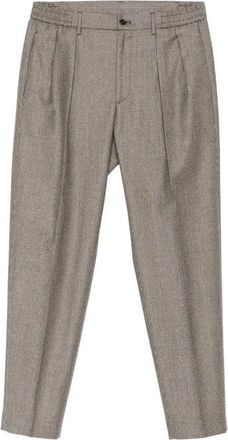 Tagliatore P-Gord 24 Broeken - Heren - Nette broeken - Bruin - M - Leer - Broeken