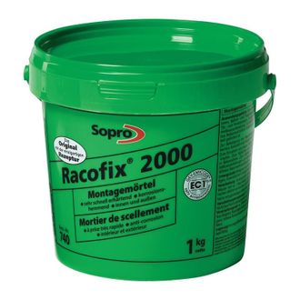Sopro Sopro - Mortero De Montaje Racofix 2000 1: 3 (agua / Mortero) Balde 1kg (por 16)