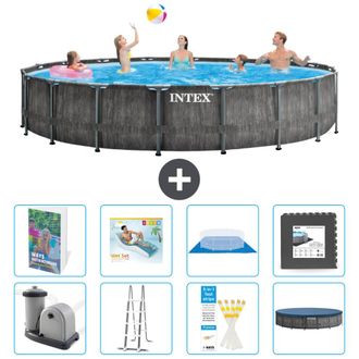 Intex Piscina Prism Frame Redonda - 549x122 Cm - 9-piezas S533