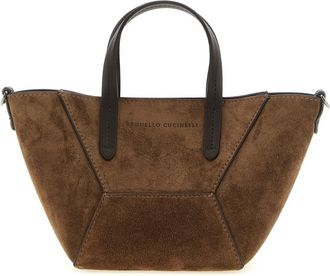 Brunello Cucinelli Brown BC Duo Mini Tote
