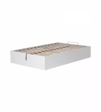 OEM Letto Piazza E Mezza Con Contenitore bed Box Bianco 120x190 Cm