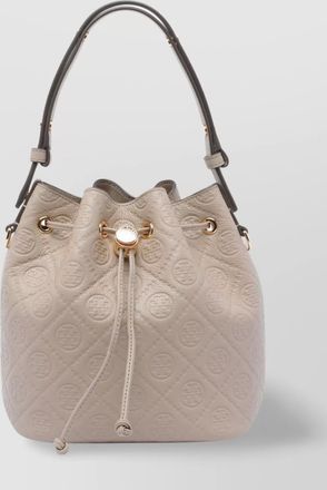 Tory Burch removable strap embossed pattern shoulder bag