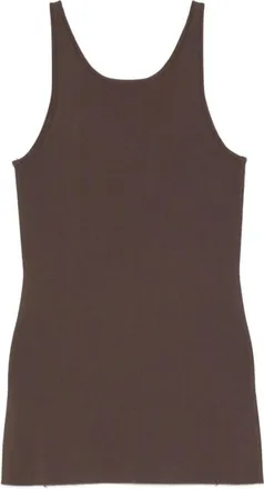 Toteme Brown Knitted tank top
